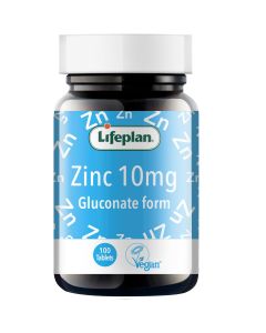 Lifeplan Zinc Gluconate 10mg (100 Tablets)
