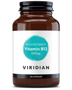 Viridian Hi-Potency Vitamin B12 1000ug - 60 Veg Caps    