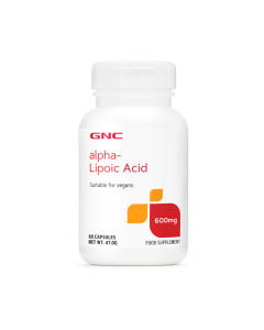 GNC AZ alpha-Lipoic Acid 600mg 60 Vegetarian Capsules