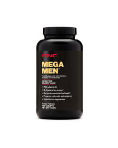 GNC Mega Men® Multivitamin, Iron Free - 120 Timed-Release Tablets