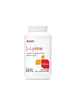 GNC L-Lysine 1000mg - 180 Capsules