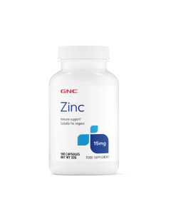 GNC Zinc 15mg - 100 Capsules
