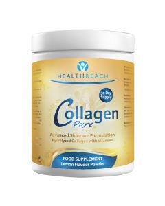 HealthReach Collagen Pure - Lemon Flavour Powder, 200g