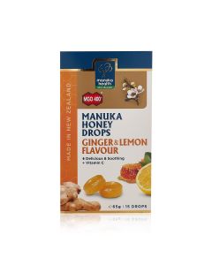 Manuka Health Honey Ginger & Lemon Lozenges