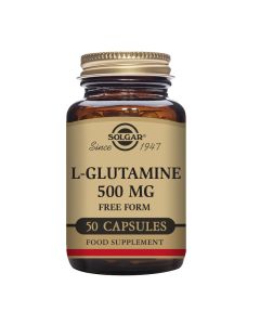 Solgar L Glutamine 500 mg Vegetable |50 Capsules