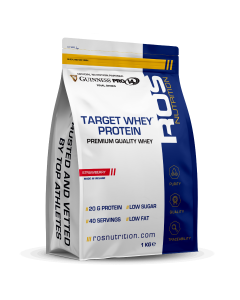 Ros Nutrition Target Whey Protein |  Strawberry | 1kg