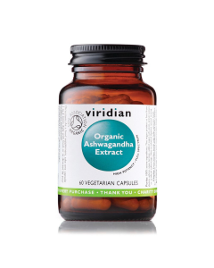 Viridian - Organic Ashwagandha Extract - 60 Vegetarian Caps