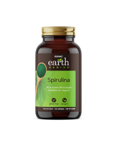 GNC Earth Genius Spirulina - 90 Capsules
