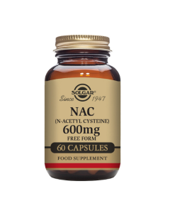 Solgar - NAC (N-Acetyl Cysteine) 600 mg | 60 Vegetable Capsules 