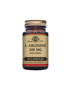 Solgar® L-Arginine 500 mg Vegetable Capsules - Pack of 50