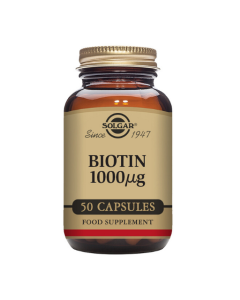 Solgar - Biotin 1000µg | 50 Vegetable Capsules 