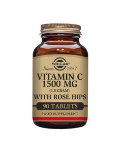 Solgar Vitamin C 1500 mg with Rose Hips Tablets 90