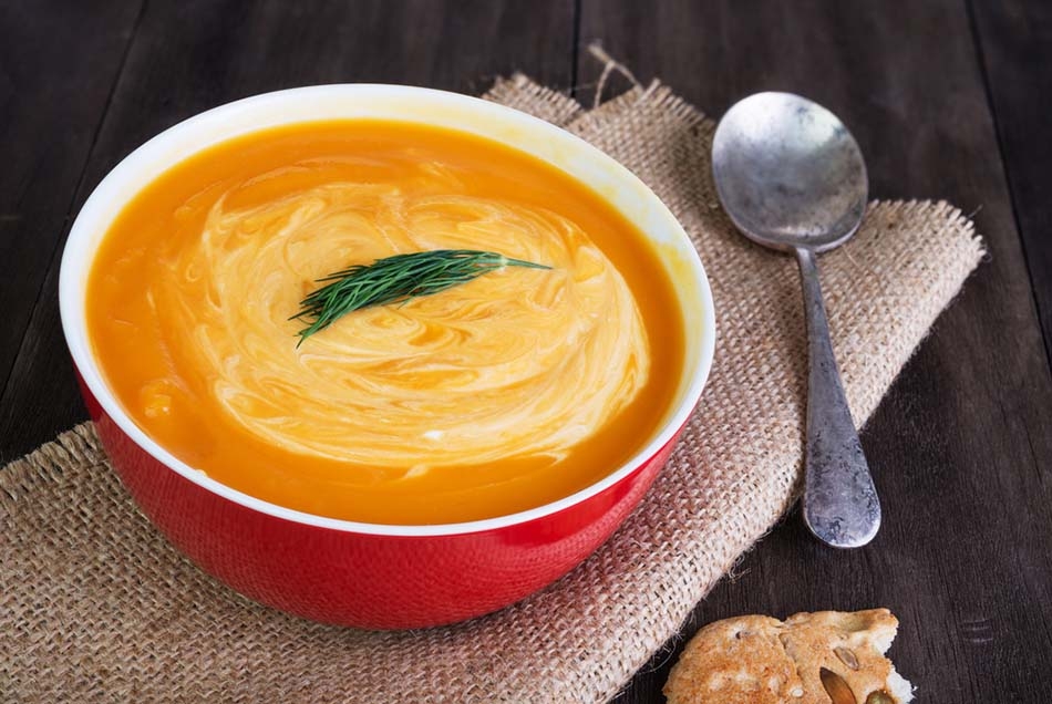 Pumpkin Soup with Whey Protein Recipe