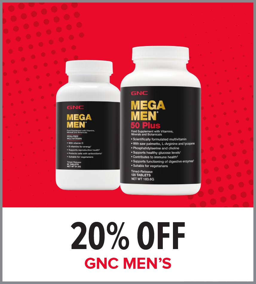 GNC Men's Supplements Sale